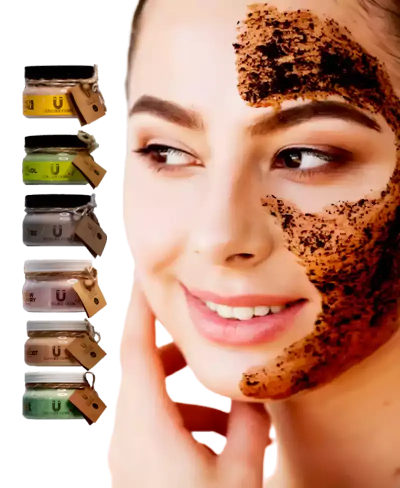 اسکراب صورت و بدن 300 گرمی لاکچری کوین از پیج ریحان بیوتی