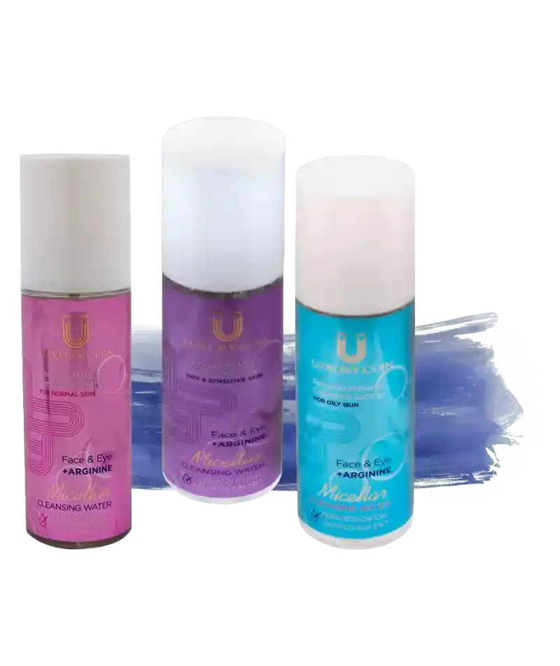 میسلار واتر انواع پوست لاکچری کوین از سایت ریحان بیوتی